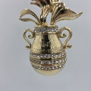 Joanna Buchanan Aquarius Hanging Ornament Glass & Gold Color Christmas‎ Gift